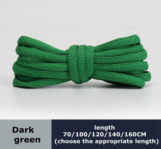 Sneaker laces dark green 1 pair 140cm