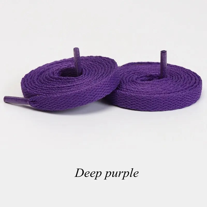 Shoelaces Flat Dark Purple 1 Pair 140cm