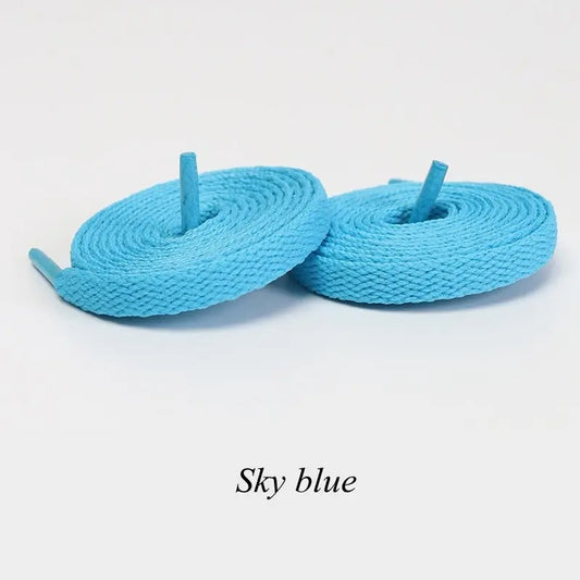 Shoelaces Flat Sky Blue 1 Pair 140cm