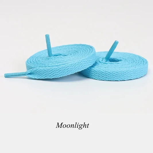 Shoelaces Flat Light Blue 1 Pair 140cm