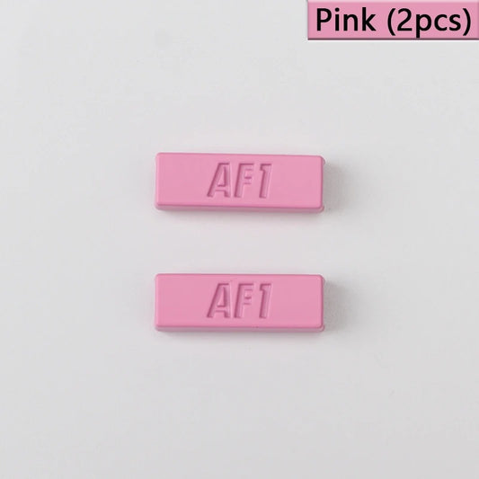 AF1 shoe buckle pink plastic 2 pieces