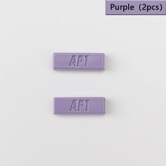 AF1 shoe buckle purple plastic 2 pieces