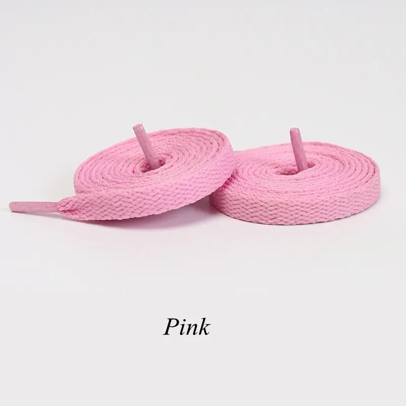 Shoelaces Flat Pink 1 Pair 140cm