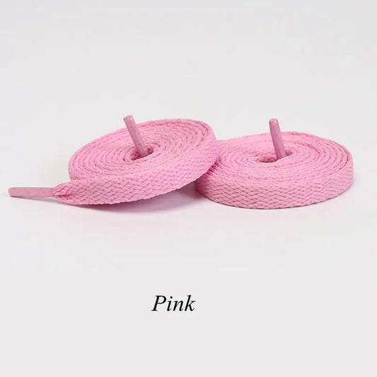 Shoelaces Flat Pink 1 Pair 140cm