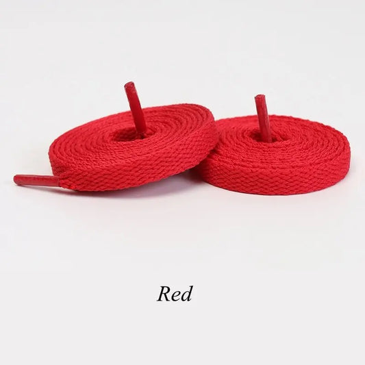 Shoelaces Flat Red 1 Pair 140cm