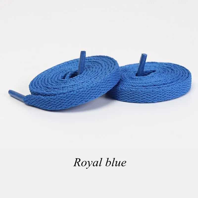 Shoelaces Flat Royal Blue 1 Pair 140cm