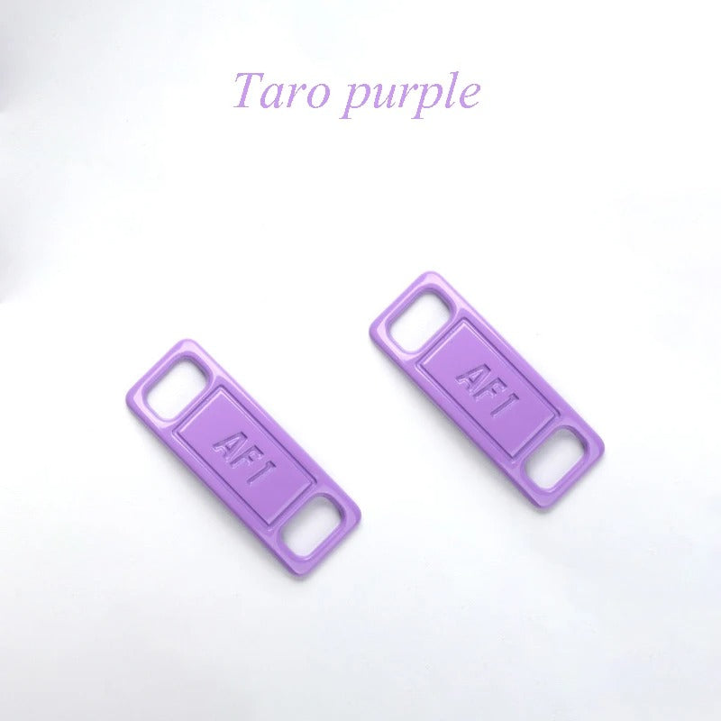 AF1 shoe buckle purple metal 2 pieces