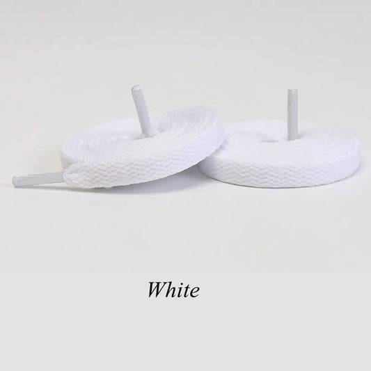 Shoelaces Flat White 1 Pair 140cm