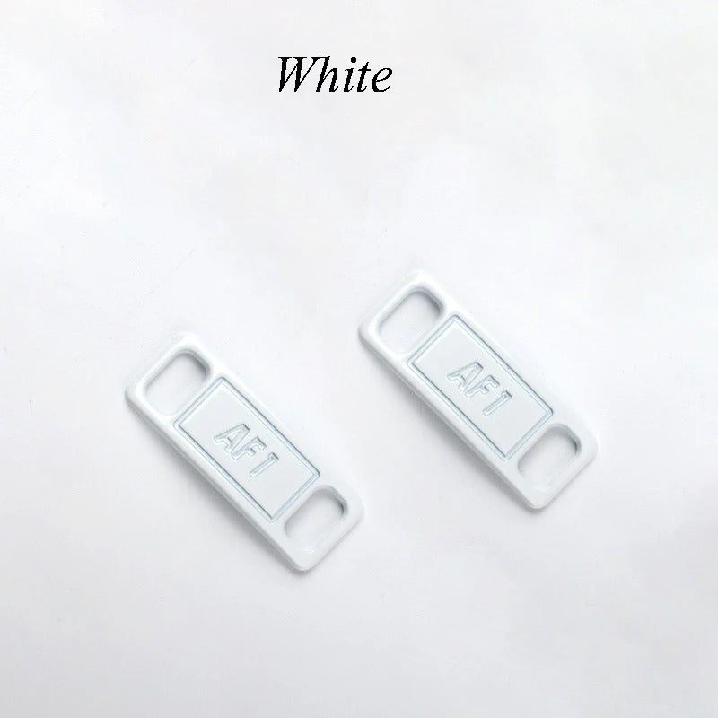 AF1 shoe buckle white metal 2 pieces