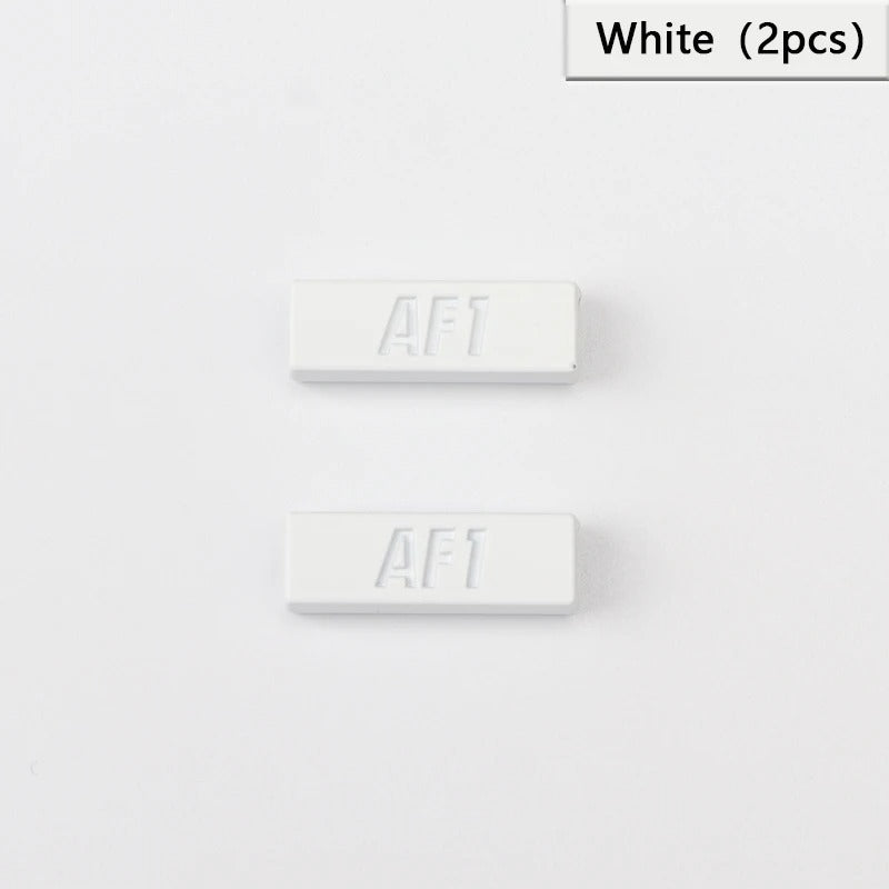 AF1 shoe buckle white plastic 2 pieces