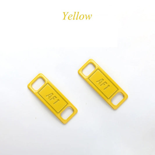 AF1 shoe buckle yellow metal 2 pieces