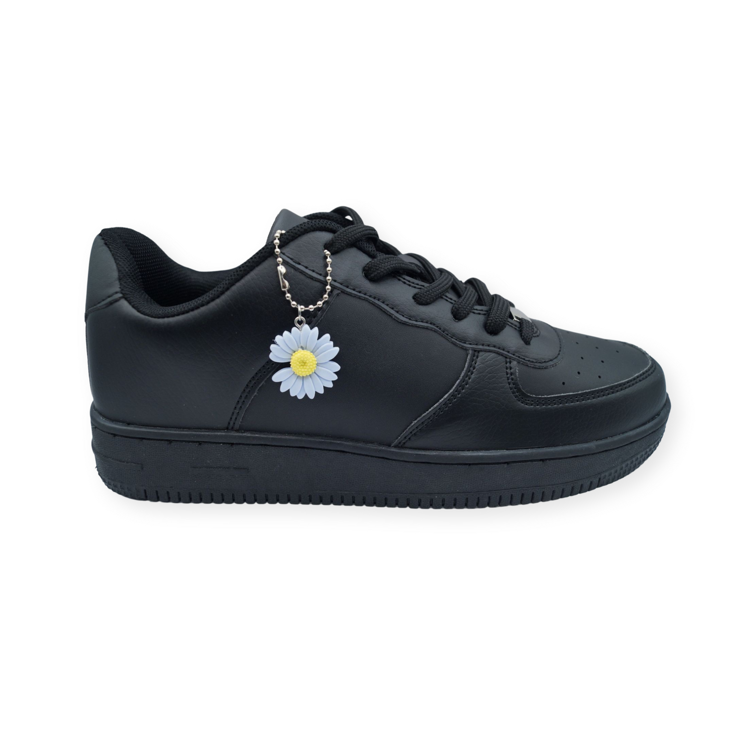 Schuh Anhänger Blume Blau 1Stk.